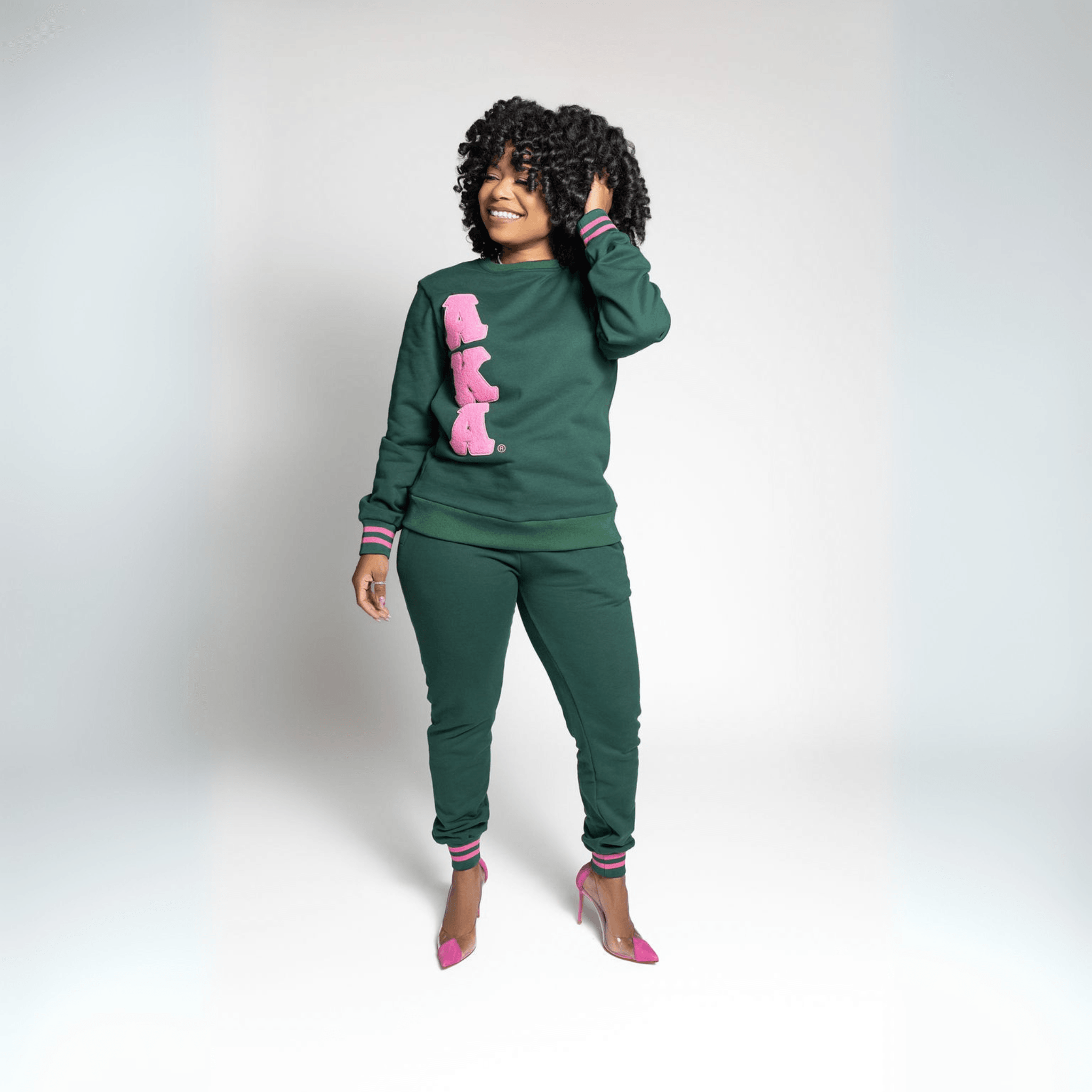 AKA® GREEN JOGGER SET